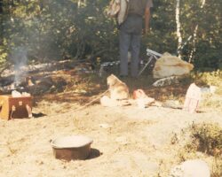 No camp is complete without our family cat Boomerang!
