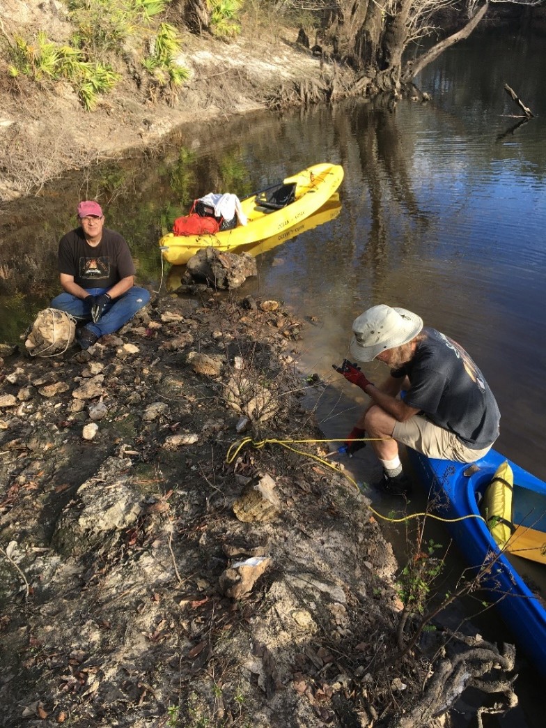 George and Jon investigating new site.